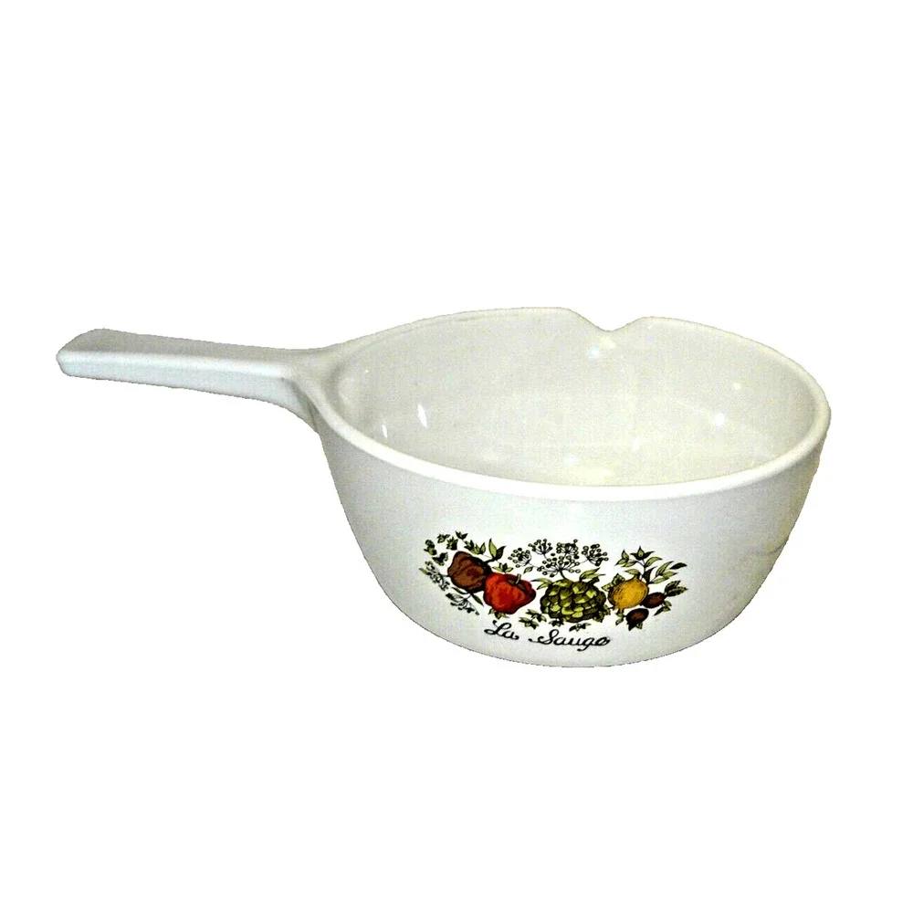 Vintage Corning Ware Spice of Life La Sauge P-89-B 2.5 Cup Saucepan P-82-b 750ml